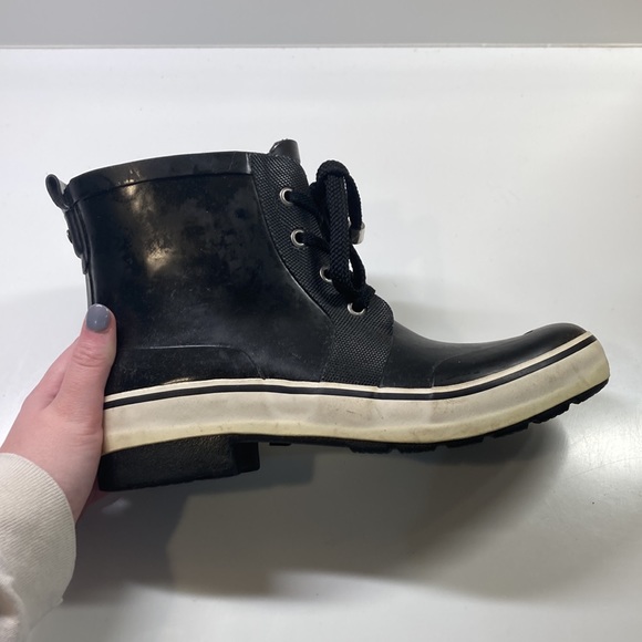 Womens Nautica Ankle High Rain Boot Size 9 WORN TWICE - Picture 3 of 12